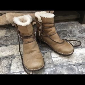 Ugg ankle tie booties